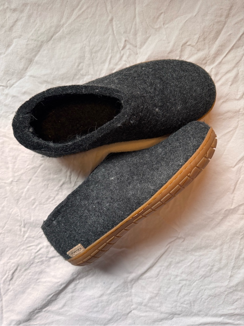 GLERUPS felted wool slippers size 37